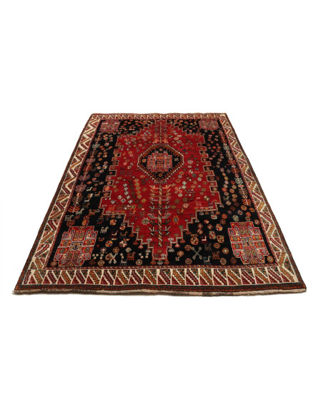 Shiraz 170x258 Cm Shiraz Persia Hand-carded Wool Cotton