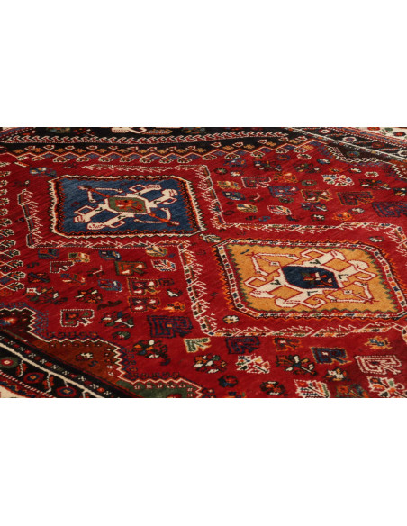 162x218 Cm Vintage Geometric Rug; Caucasian; Wool warp: