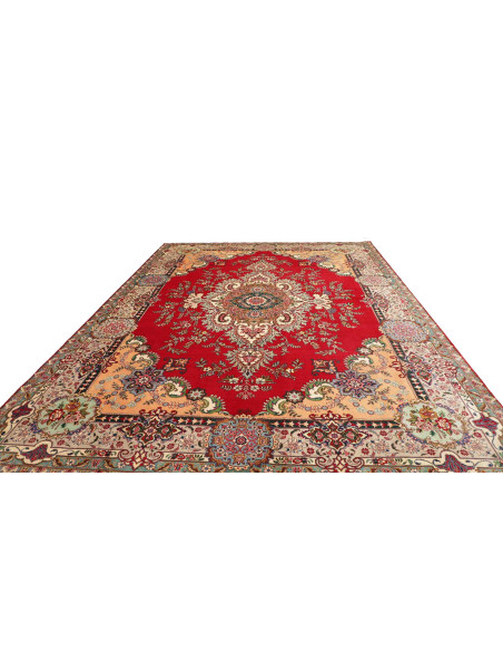 Tabriz 303x397 Cm Tabriz, Persia, Lana Cardata A Mano