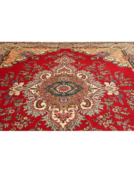 Tabriz 303x397 Cm Tabriz, Persia, Lana Cardata A Mano