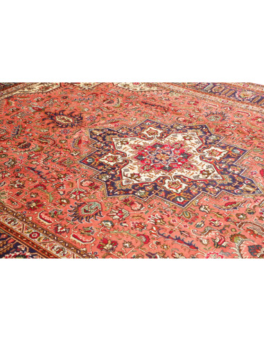 Tabriz 237x348 Cm Tabriz, Persia, Lana Cardata A Mano