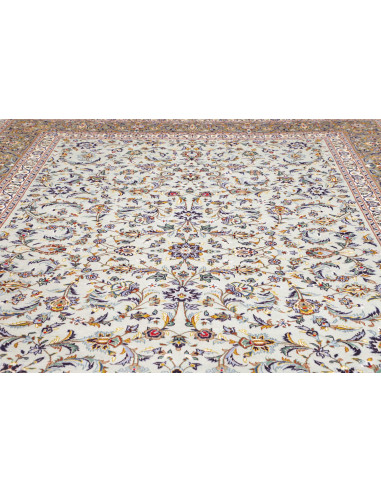Kashan 300x428 Cm Kashan, Persia, Lana Cardata A Mano