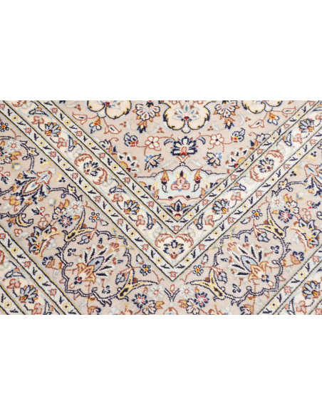 Kashan 243x356 Cm Kashan, Persia, Lana Cardata A Mano