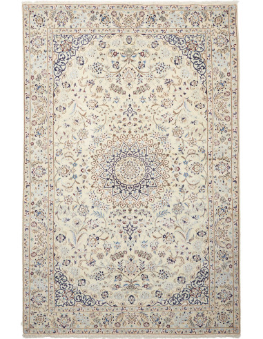 Nain 9la 154x242 Cm Nain 9la, Persia, Lana Cardata A Mano E