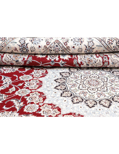 Rug Nain 9la Persia 248x357 Ruby Red Cream Whit