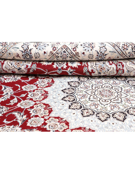 Rug Nain 9la Persia 248x357 Ruby Red Cream Whit