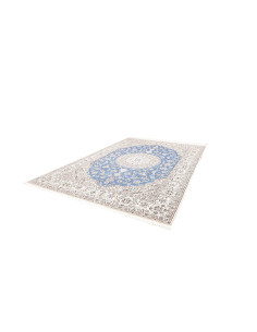 Tappeto Nain 9la Persia 250x358 Blu Cielo Crema 2