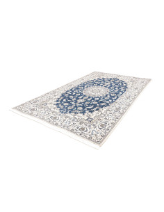 Tappeto Nain Kashmar Persia 197x312 Blu Zaffiro 2