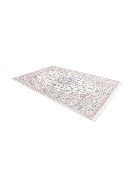 Rug Nain Kashmar Persia 198x300 Ivory Light Blu