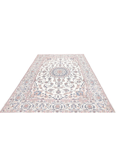Rug Nain Kashmar Persia 198x300 Ivory Light Blu