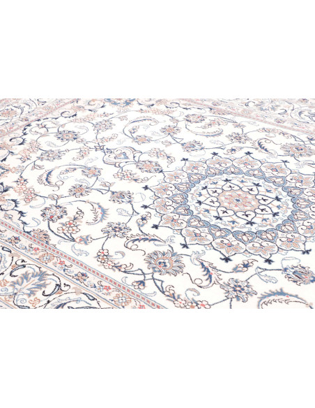 Rug Nain Kashmar Persia 198x300 Ivory Light Blu