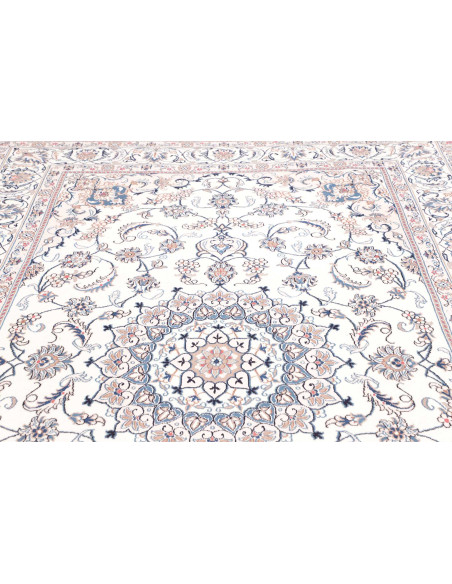 Rug Nain Kashmar Persia 198x300 Ivory Light Blu