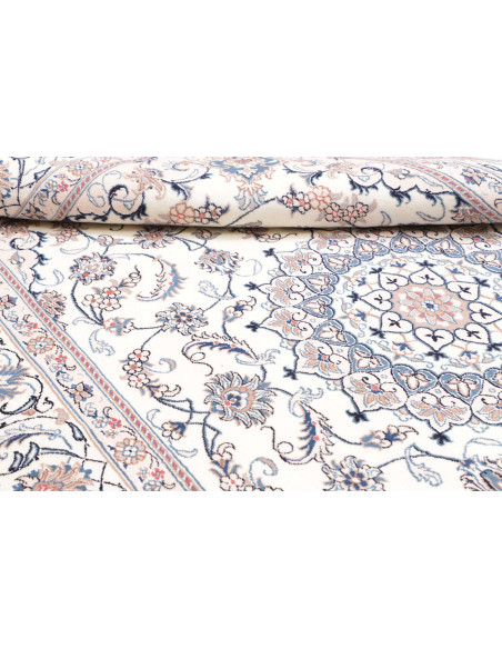 Rug Nain Kashmar Persia 198x300 Ivory Light Blu