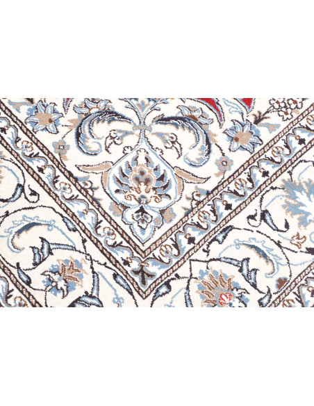 Tappeto Nain Kashmar Persia 193x250 Rosso Crema