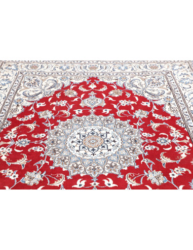 Tappeto Nain Kashmar Persia 193x250 Rosso Crema