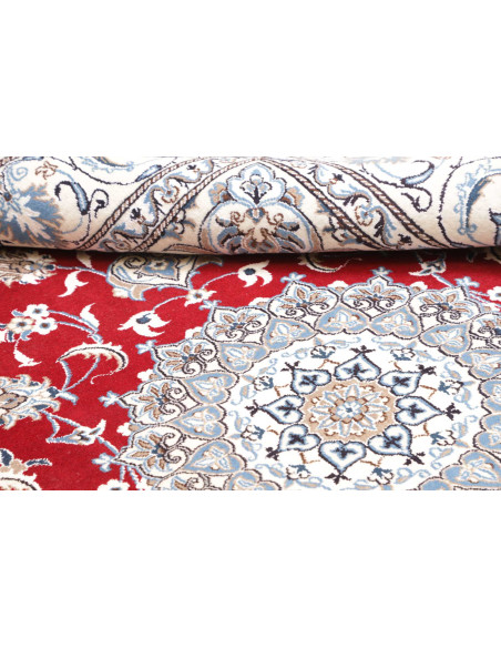 Tappeto Nain Kashmar Persia 193x250 Rosso Crema