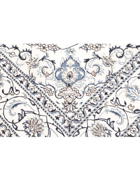 Tappeto Nain Kashmar Persia 195x293 Bianco Crem