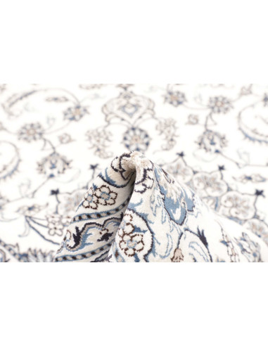Tappeto Nain Kashmar Persia 195x293 Bianco Crem