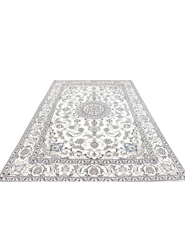 Tappeto Nain Kashmar Persia 197x310 Bianco Crem