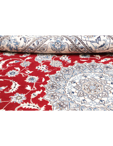 Rug Nain Kashmar Persia 198x293 Red Cream