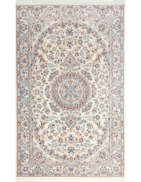 Nain 9la 135x225 Cm Nain 9la, Persia, Hand-carded Wool And