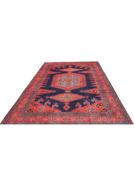 Tappeto Wiss Persia 218x302 Blu Notte Rosso Cor
