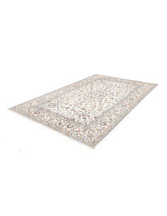 Tappeto Kashan Persia 200x300 Avorio Blu Zaffir 2