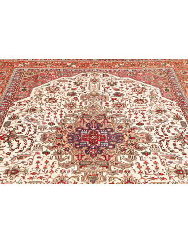 Rug Tabriz Persia 205x300 Cream Terracotta