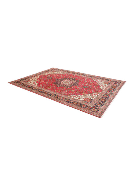 Rug Tabriz Persia 207x293 Red Dark Blue