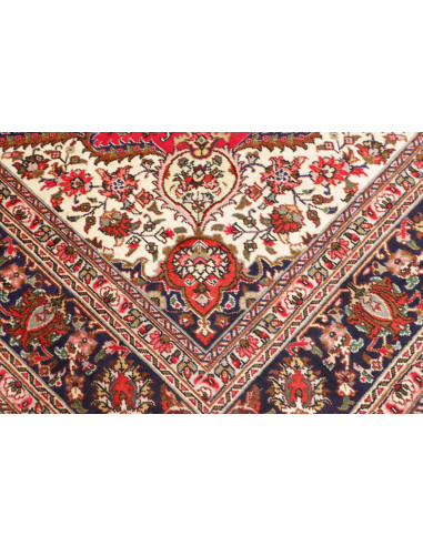 Rug Tabriz Persia 207x293 Red Dark Blue