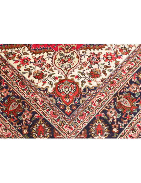 Rug Tabriz Persia 207x293 Red Dark Blue