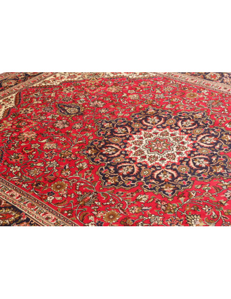 Rug Tabriz Persia 207x293 Red Dark Blue