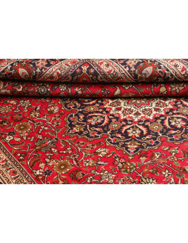 Rug Tabriz Persia 207x293 Red Dark Blue