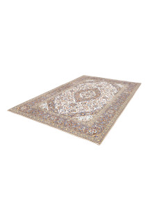 Tappeto Kashan Persia 200x290 Avorio Blu 2