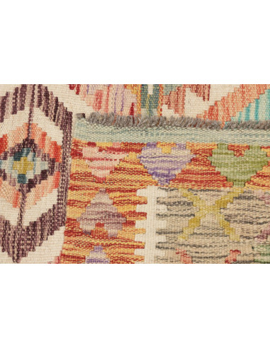 Kilim 120x186 Cm Kilim Afghanistan Lana Cardata A Mano Trama