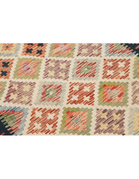 Kilim 122x184 Cm Kilim Afghanistan Lana Cardata A Mano