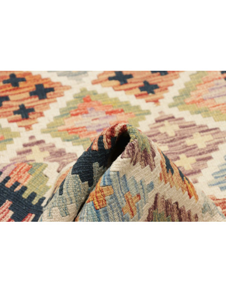 Kilim 122x184 Cm Kilim Afghanistan Lana Cardata A Mano