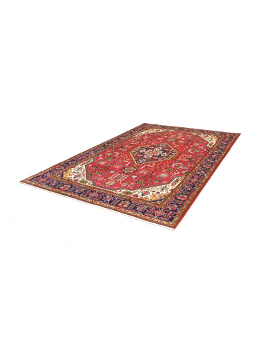 Tappeto Tabriz Persia 202x300 Rosso Blu Notte