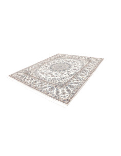 Tappeto Nain Kashmar Persia 244x296 Avorio Blu 2