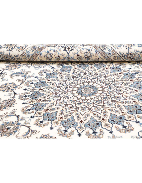 Rug Nain Kashmar Persia 244x296 Ivory Blue