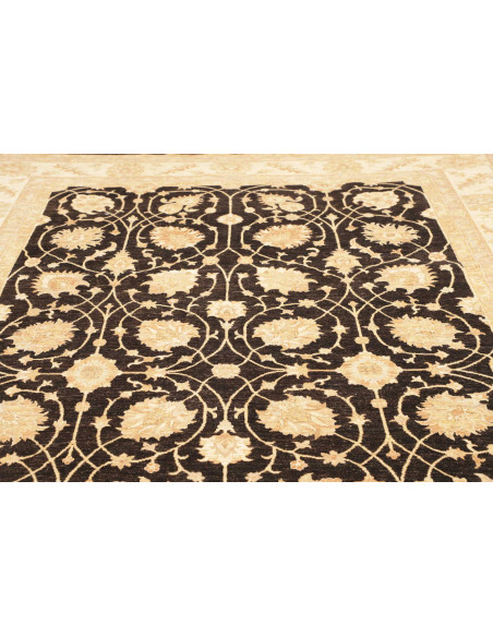 Rug Zigler Fine Pakistan 250x363 Dark Brown Lig