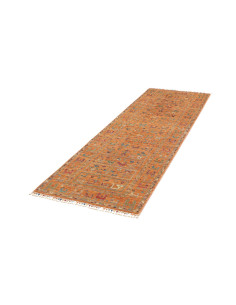 Rug Rubin Pakistan 80x249 Terracotta Orange Blu 2