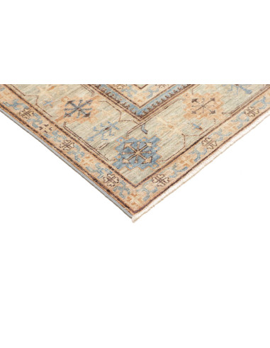 Rug Kazak Fine Pakistan 196x252 Aquamarine Beig