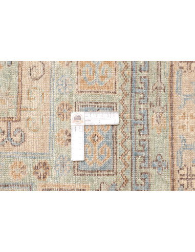 Rug Kazak Fine Pakistan 196x252 Aquamarine Beig