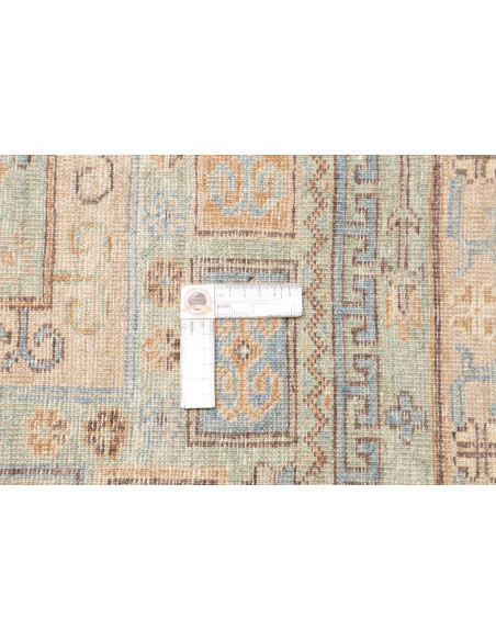 Rug Kazak Fine Pakistan 196x252 Aquamarine Beig