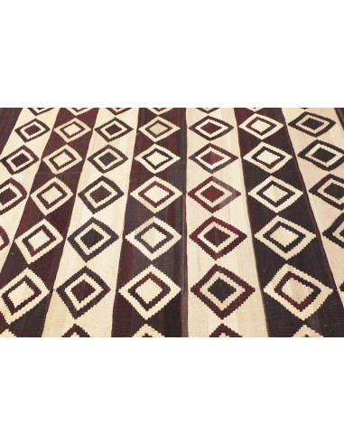 Rug Kilim Vintage Persia 333x430 Dark Brown Cre