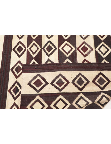 Rug Kilim Vintage Persia 333x430 Dark Brown Cre