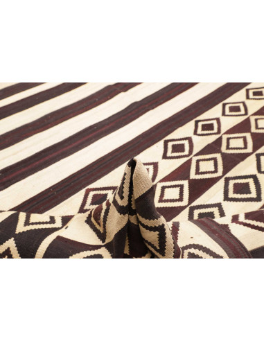 Rug Kilim Vintage Persia 333x430 Dark Brown Cre