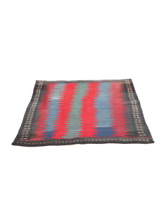 Rug Kilim Vintage Persia 113x107 Red Blue 2