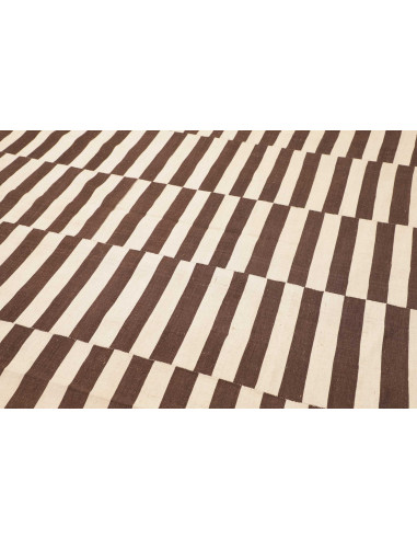 Rug Kilim Vintage Persia 272x350 Dark Brown Cre